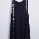 Torrid  Black and‎ White Embroidered Tank Photo 0