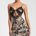 Revolve Floral Satin Mini Dress Photo 0