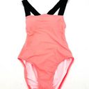 DKNY  Women's Coral Pink Square Neck One Piece Swimsuit XS X-Small NEW Photo 1