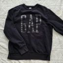 Gap black logo crewneck sweatshirt Photo 2