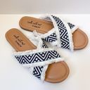 Coldwater Creek Walk With Me by  Geometric Fringe Slide Sandals 9M Photo 36