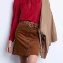 CAbi Fall Corduroy University Skirt Size 4 - Color: Toffee Photo 0