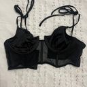 Dynamite Black Mesh Top Photo 2