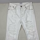 One Teaspoon ONE X  Cococash Hooligans Low Waist White Ripped/Distressed Crops-27 Photo 4