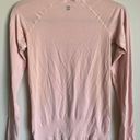 Sweaty Betty Light Pink Long-Sleeve Workout Baselayer Top. Size XS. Photo 1