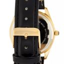 Kensie Women's Black Gold Gear Heart Patent Strap Watch Photo 1