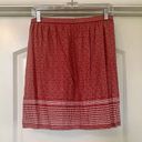 Old Navy - Adorable Burnt Red And White Linen Skirt - Perfect Condition 🤍 Photo 4