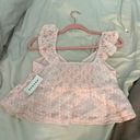 PacSun La Hearts Keyhole Lace Babydoll Top Photo 1