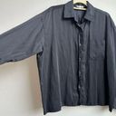 Djerf Avenue  On The Go Shirt in Ash Cupid Button Front Relaxed Size Large Photo 2