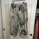 Urban Outfitters  Jana Printed Poplin Pant in Fun Patchwork Parachute Cargo Style Photo 4