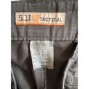 5.11  Tactical Womens TDU Pants Sz 10 Long Tall Black Ripstop PolyCotton Cargo Photo 8