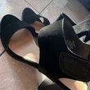 Black Velcro Heels Size 8.5 Photo 1