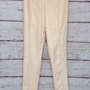 Missguided  Leggings Split Hem PU Cream-4 Photo 1