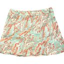 Lady Hagen  golf Skort w/ attached shorts, mint green orange print, women’s sz 10 Photo 10