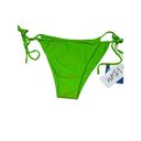 VDM the Label Solid Green Bikini Bottom Large New Photo 12