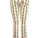 Pistola Pineapple Pina Colada Jeans Pants Dopamine Kitsch Print Cream Gold sz 29 Photo 3