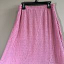 Roma Rossi  Pink Smocked Mermaid Maxi Skirt Medium Photo 1