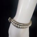 American Eagle  Outfitters Faux Pearl, Silver, & Brown Bracelet Photo 1