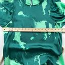 Alexis  x Target Green w/ Puff Sleeves Long Sleeve Rope Belt Tiered small Photo 6