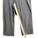 L.L.Bean  Womens Stretch Pull On Pants Sz L Gray Elastic Waist Straight High Rise Photo 8