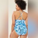 ANDIE  Swim The Baia One Piece Underwire Swimsuit in Blue Floral Size Small Photo 4