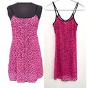 Victoria's Secret  VS Pink Black Cheetah Leopard Mesh Y2K Babydoll Lingerie Dress Photo 1