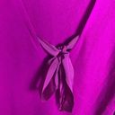 Trina Turk  cashmere sweater medium NWT violet open back bow purple pink colorful Photo 12