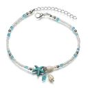 Women's Beaded Starfish Anklet Photo 0