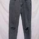 BDG  Urban Outfitters black gray wash denim high waisted straight leg mom jean Photo 0