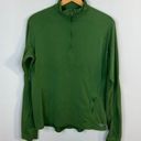 Mountain Hardwear  1/4 Zip Top L Womens Green Butter Zippity Performance Shirt‎ Photo 8