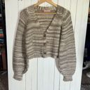 Urban Outfitters Cropped Cardigan Tan Size M Photo 0