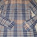 Isabel Maternity 𝅺NWT  Blue Plaid Long Sleeve Maternity Top XS Photo 1