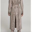 Good American NWT  Snakeskin Trench Coat Lined Belted Women 4/XL/14/16 $298 Photo 6