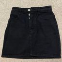 Brandy Melville Black Denim Skirt Photo 0