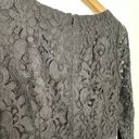 Shoshanna  Black Cocktail Dress Mini Lace Sleeves 2 Photo 5