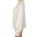 The Moon  & MADISON cream, dolman sleeve, cropped, cable knit sweater. Medium. EUC Photo 4