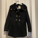 Paris Blues Black Button-up Coat Size M Photo 0