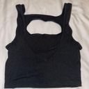 Lululemon Black Cutout Top Photo 3