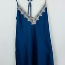 Frederick's of Hollywood  Baby Doll Royal‎ Blue Satin Size Medium Photo 0