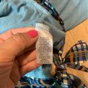 Umgee  SEAFOAM Multi Print Crossbody Tie Waist Shirt/TOP/BLOUSE NWT size L 42624 Photo 6