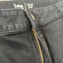 Lee women 22 regular fit boot cut mid rise cotton blend jeans black Photo 7