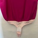 Tuxe Bodywear 100% Silk Bodysuit Size Small Hot Pink Spaghetti Strap Cami Photo 77