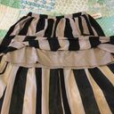 Forever 21 High Low Skirt Beige and Black Sz L Photo 2