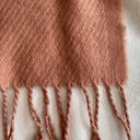 Pieces Blanket Scarf Blush With tassels 26x80 Photo 1