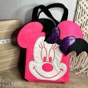 Disney  Minnie Mouse Glow in Dark Trick or Treat Pink Purple Bag Photo 0