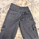 Spanx Stretch Twill Ankle Cargo Pant‎ Washed Black Size Small Petite NWT Photo 10