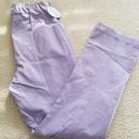 Hill House  The Claire Pant Stretch Cotton Kick-Out Crop in Lavender Size XS Photo 5