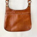 Patricia Nash  Heritage Collection Cognac Smooth Leather London Saddle Crossbody Photo 92