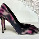 Christian Dior Dior Slip On Round Toe Stilettos Heel Pumps Shoes Purple/Black Women Size 38 / 8 Photo 3