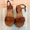 Big Buddha  Brown Leather Chunky Heels 8 Photo 1